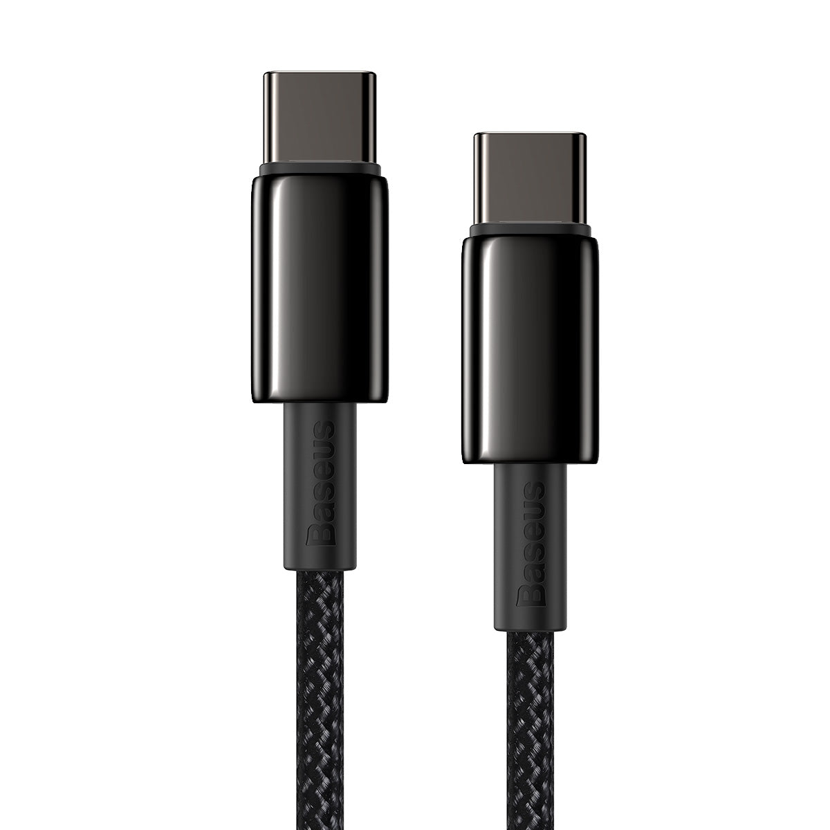 Kabel Baseus Tungsten Gold USB-C/USB-C 2m 100W černý