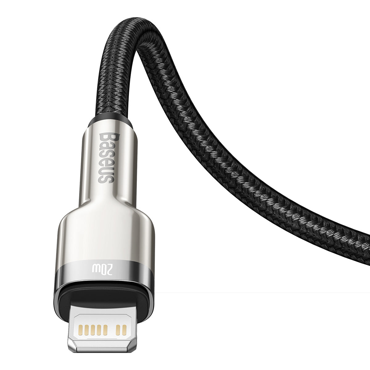 Kabel Baseus Cafule USB-C/Lightning 25cm 20W černý
