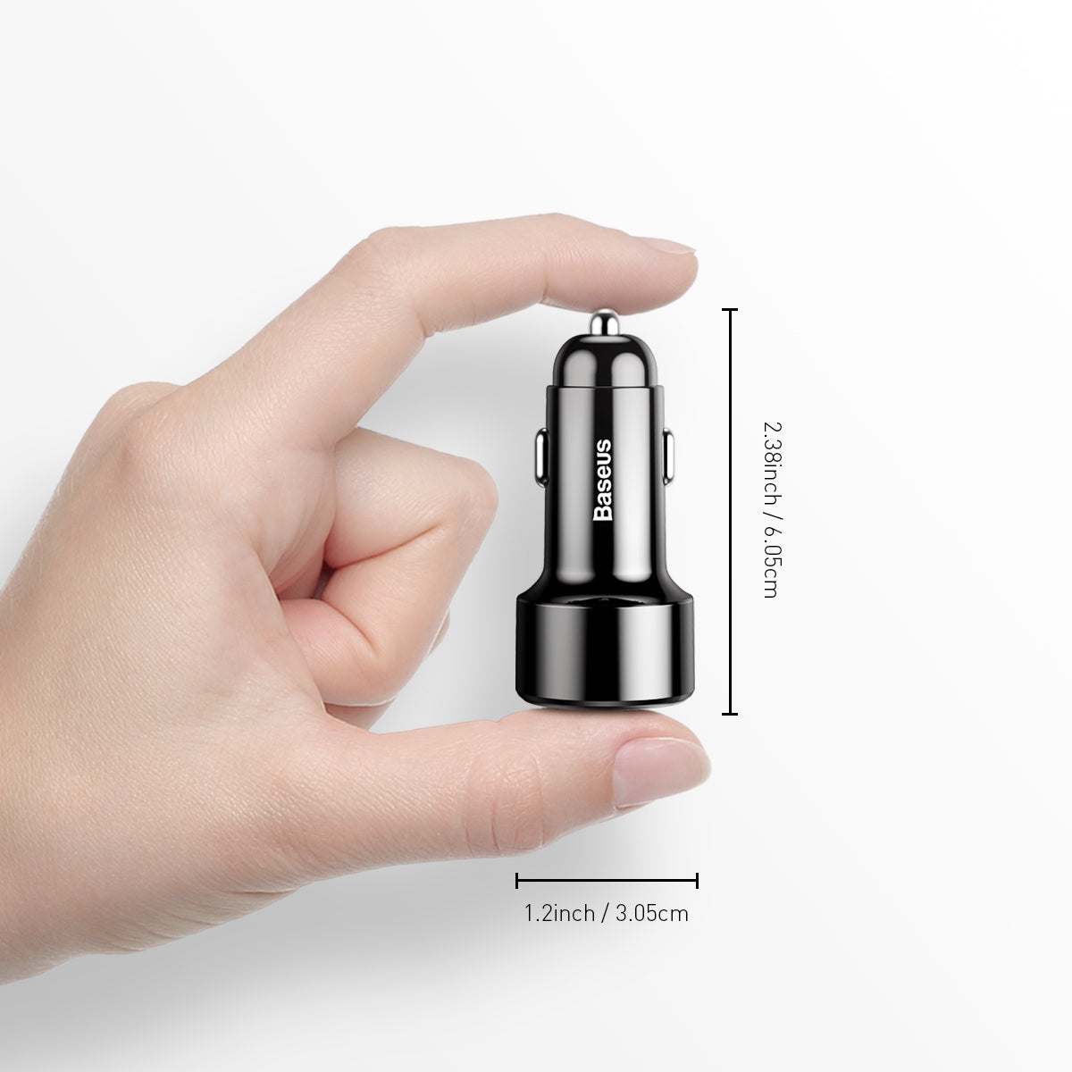 Nabíječka do auta Baseus Magic 45W 2x USB černá