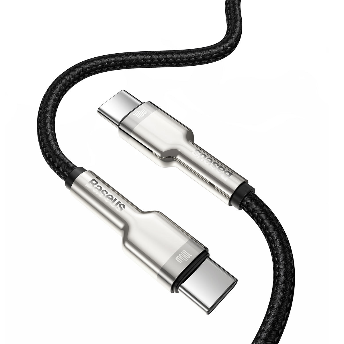 Kabel Baseus Cafule USB-C/USB-C 1m 100W černý