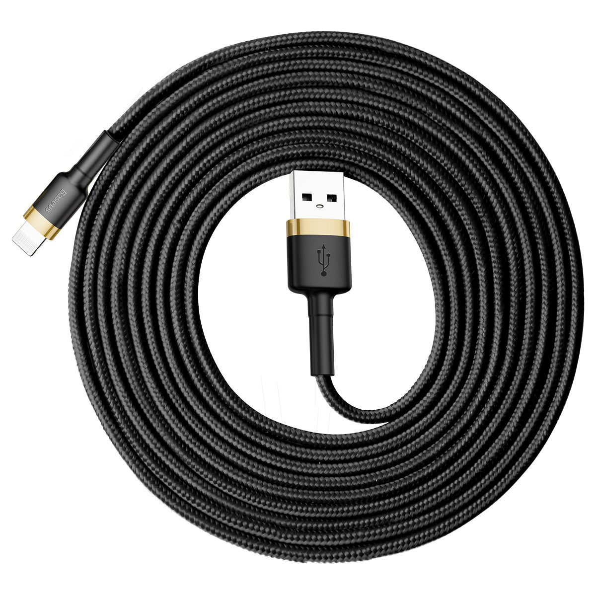 Kabel Baseus Cafule USB/Lightning 3m 2A černo-zlatý