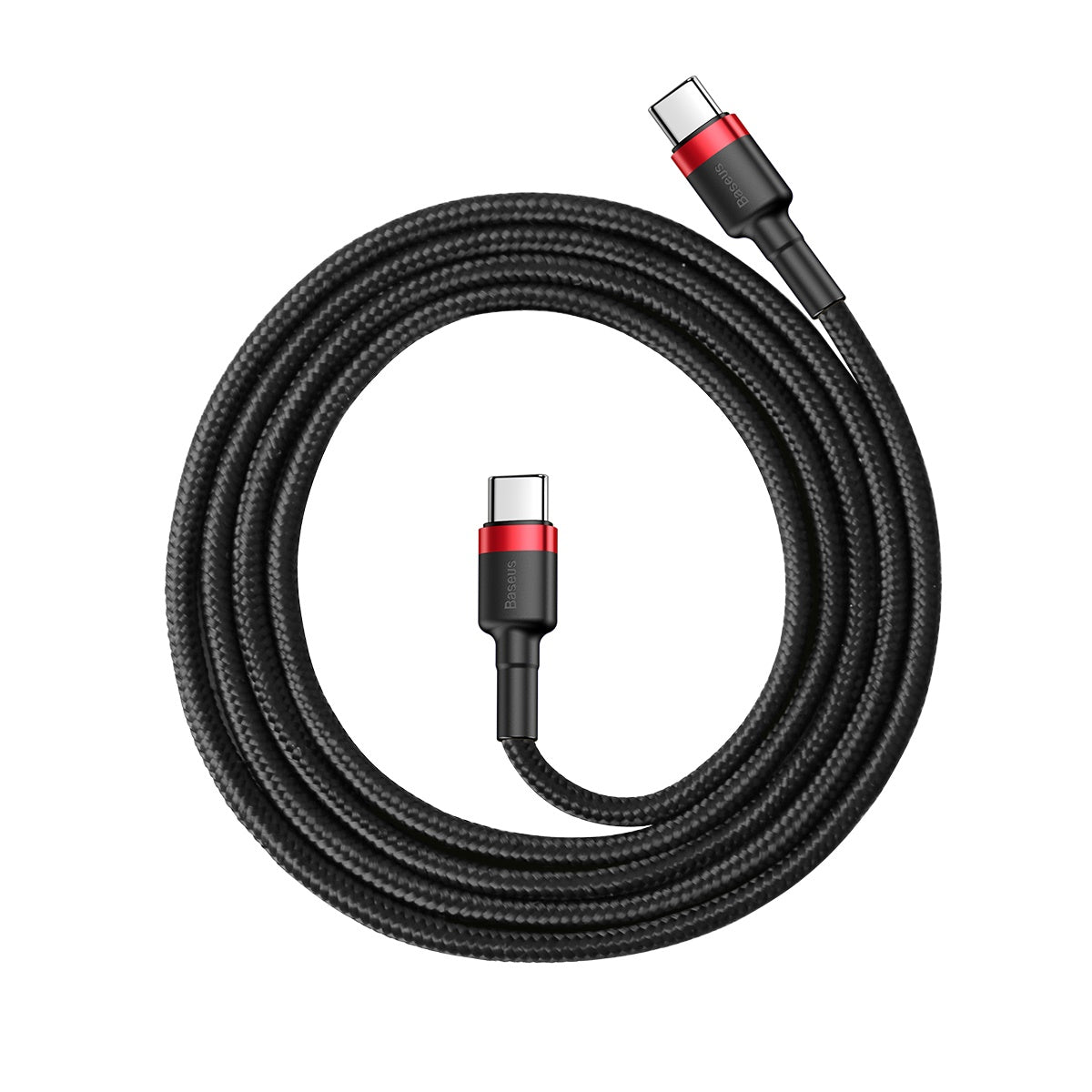 Kabel Baseus Cafule USB-C/USB-C 1m 60W černo-červený