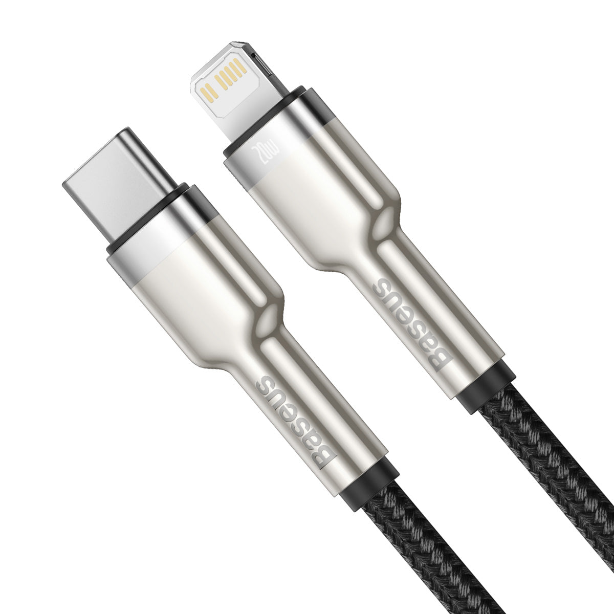 Kabel Baseus Cafule USB-C/Lightning 2m 20W černý