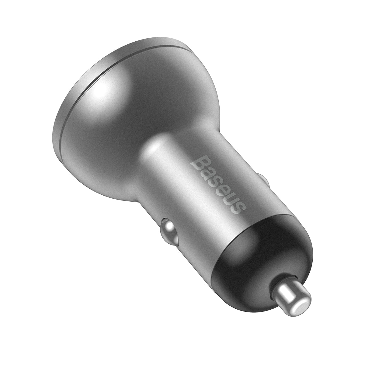 Nabíječka do auta Baseus 24W 2xUSB stříbrná