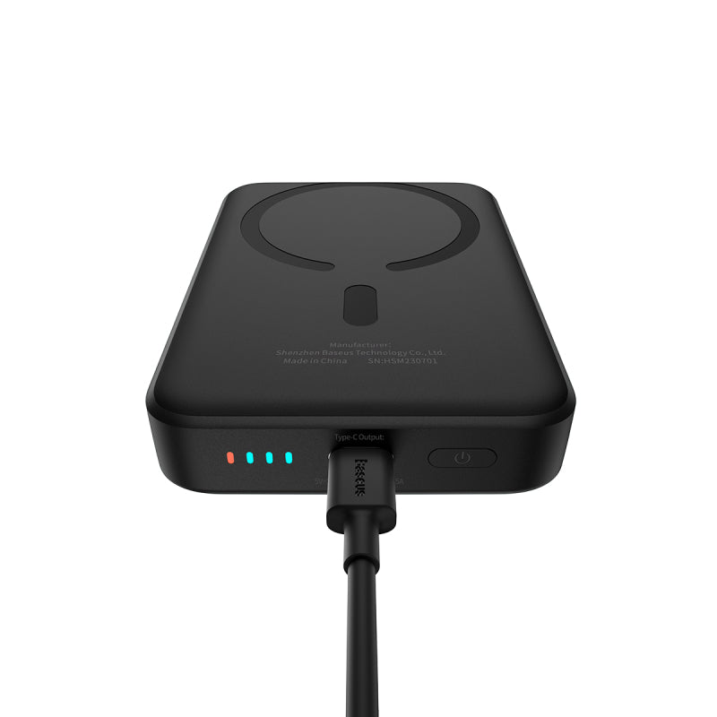 Bezdrátová powerbanka Baseus Magnetic Mini Air 10000mAh, 20W černá