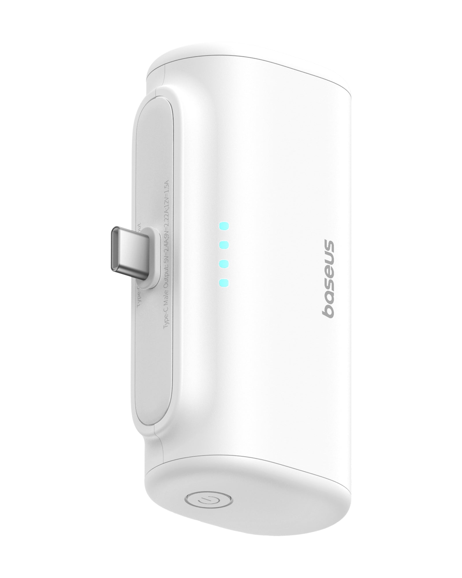 Powerbanka Baseus Compact 5000mAh, 20W, s konektorem USB-C bílá