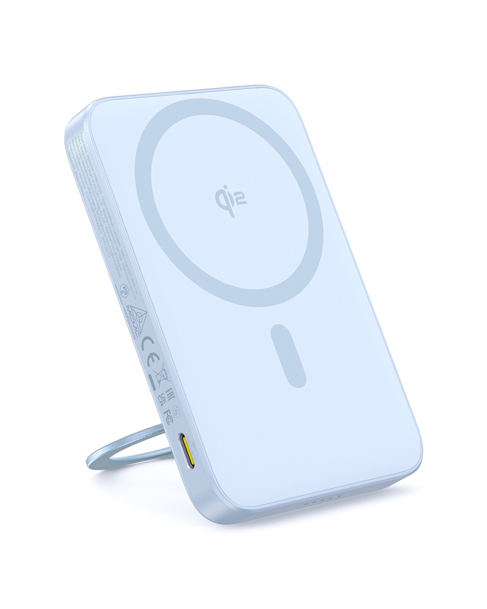 Bezdrátová powerbanka Baseus PicoGo Qi2 5000mAh, 20W modrá