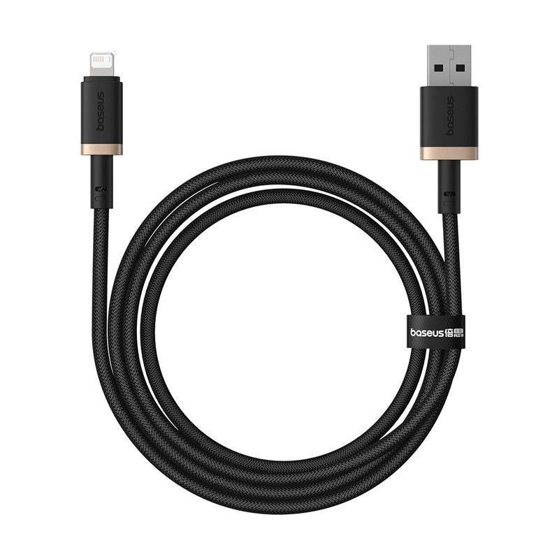 Kabel Baseus Dura USB/Lightning 1m 2,4A černo zlatý