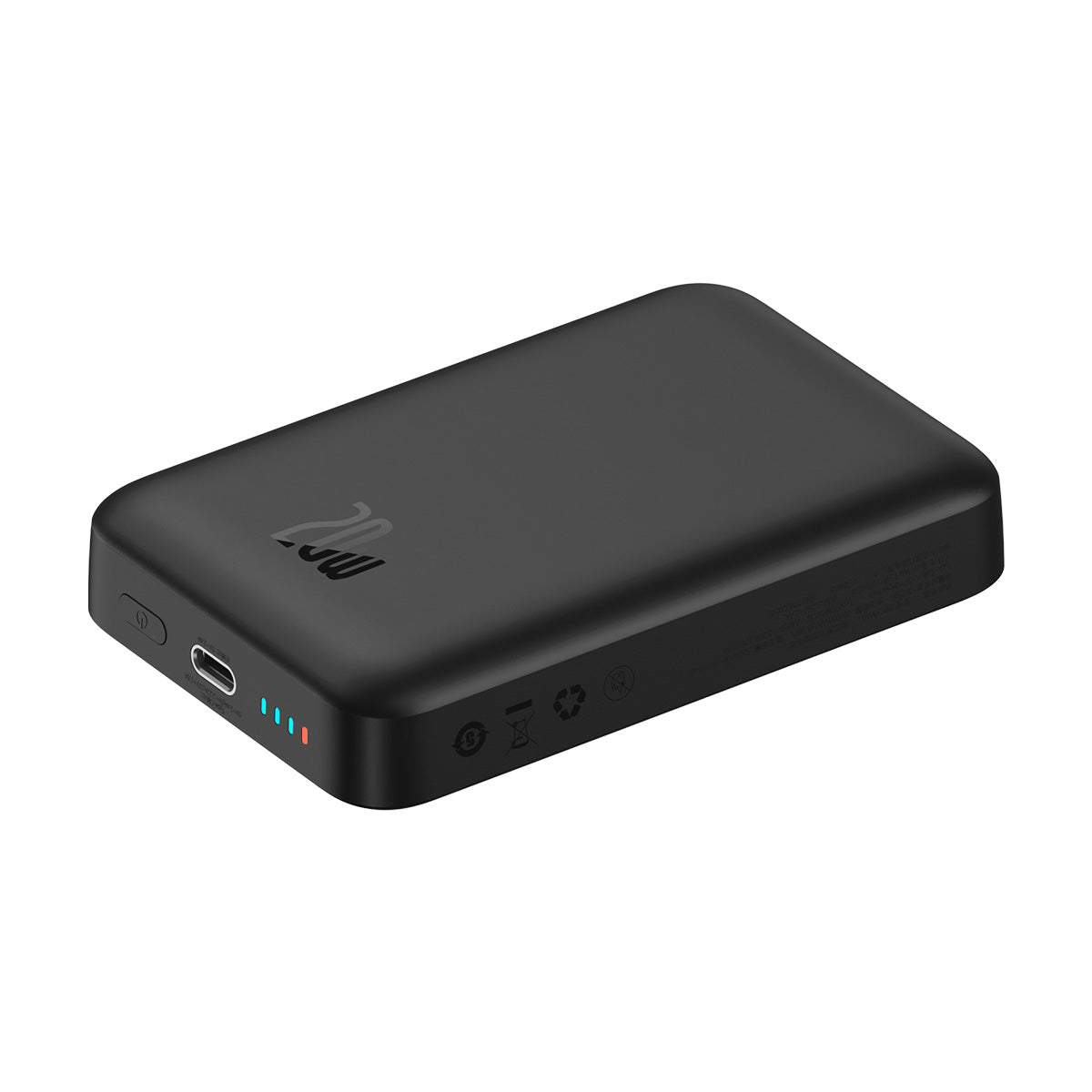 Bezdrátová powerbanka Baseus Magnetic Mini 10000mAh, 20W černá